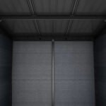 Keter 11x 7 Cortina Heavy Duty Plastic Pent Shed – Dark Grey