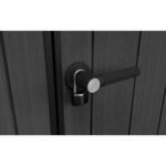 Keter 7x 7 Cortina Heavy Duty Plastic Pent Shed – Dark Grey