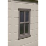 Keter 4×6 Factor Heavy Duty Plastic Garden Shed – Beige