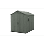 Keter 6′x8′ Darwin Heavy Duty Plastic Garden Shed – Green