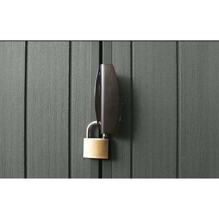 Keter 6′x8′ Darwin Heavy Duty Plastic Garden Shed – Green