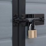 Klikstrom Senner 6×4 ft Pent Grey Shed with floor & 1 window