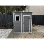 Keter 6 x 6 Manor Plastic Pent Garden Storage Shed – Grey