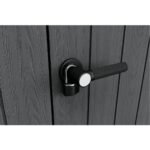 Keter 4×2 Cortina Alto Heavy Duty Vertical Plastic Garden Shed with Shelves